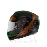 Мотошлем MT Atom Adventure B6 Black/Green XL